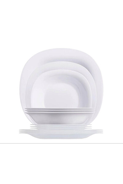 Luminarc Carine 19-piece dinnerware set White