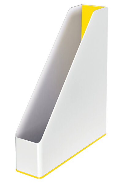 Leitz Suport documente din plastic, galben metalizat/alb, Wow