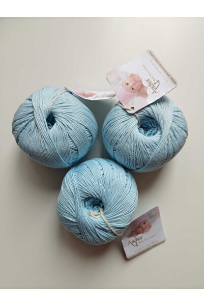 Anchor Baby Pure Cotton Hand Knitting Yarn Triple Sets