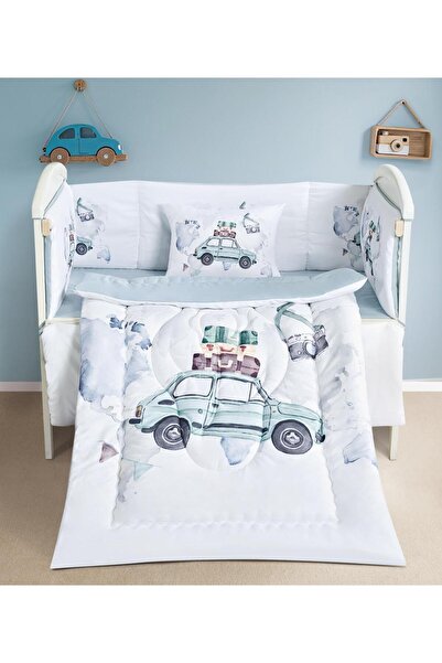 NAJMA 5-piece summer baby crib bumper cover set to give your child comfort fr...