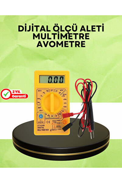 Profesyonel Dijital Multimetre Volt Amper Direnç Ölçümü NemereTechno