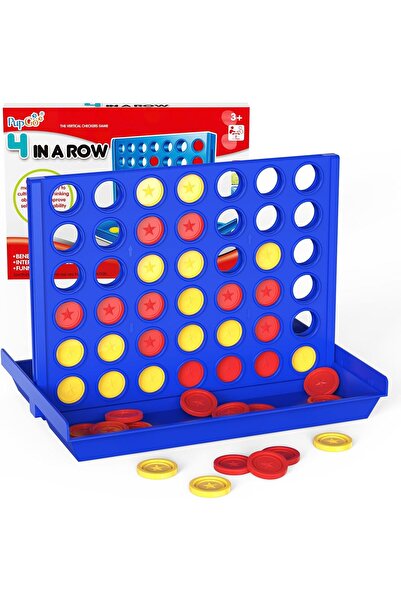 Generic 4 in a Row Classic Board Game for Kids Ages 3-7