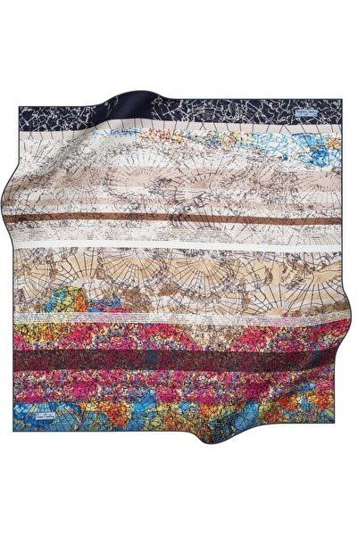 Pierre Cardin Nostalji̇ Ti̇vi̇l Silk Scarf 7954-921