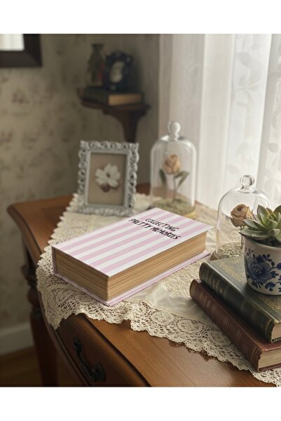 CHEMDLE Dekoratif Kitap Kutu Minimal ve Şık Tasarım 12*19,5 cm