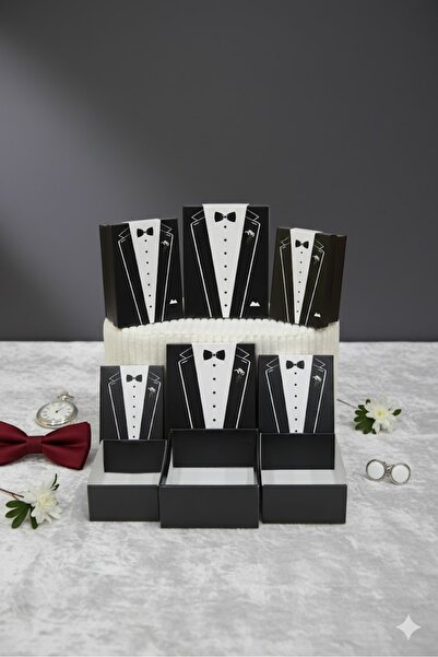 Duru Çeyiz Sandıkları Damat Kutusu Damat Bohçası 6 lı set