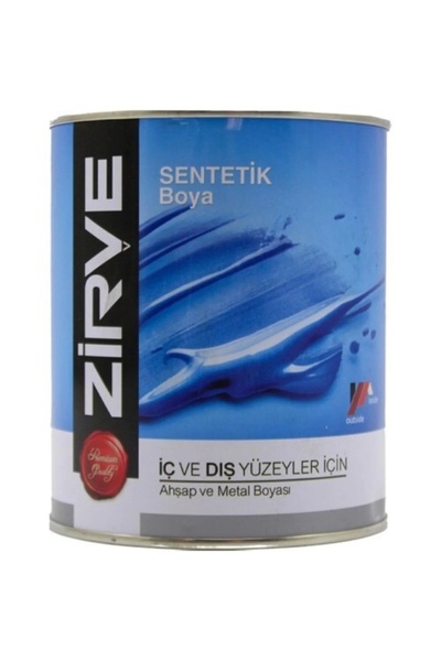 TEK BOYA Zirve Parlak Sentetik Yağlı Ahşap, Metal, Duvar Boyası 3/1 2L