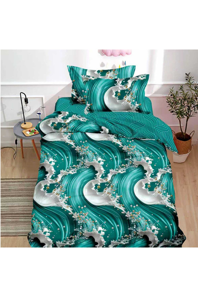 OEM Bed linen with elastic for a single bed, 4 pieces, Finet, DREAM-1568