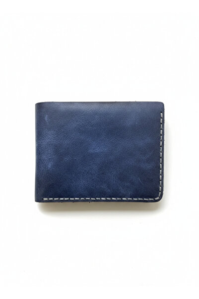 Güney Takı Store محفظة رجالية مصنوعة يدويًا من الجلد الطبيعي