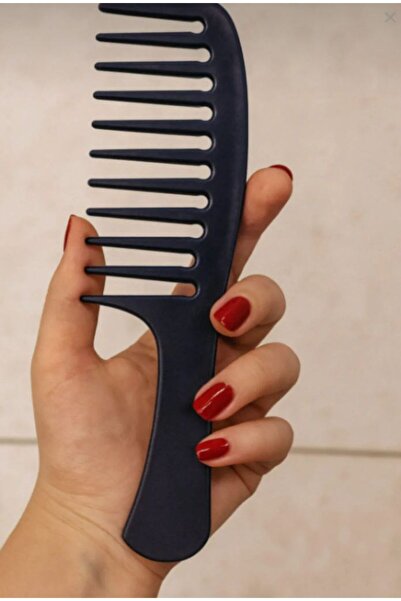 YURISH Pieptene negru cu dinți rari pentru coafarea părului