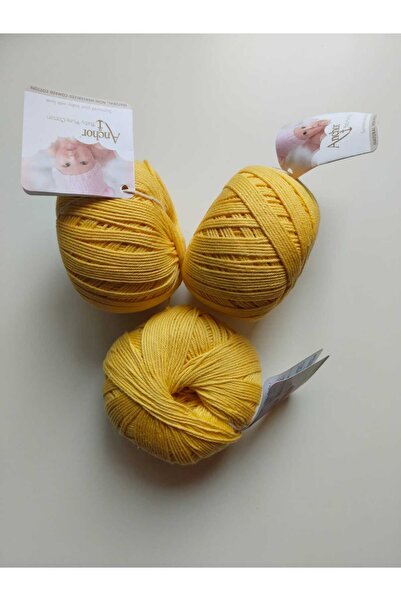 Anchor Baby Pure Cotton Ручна пряжа, набори по три штуки
