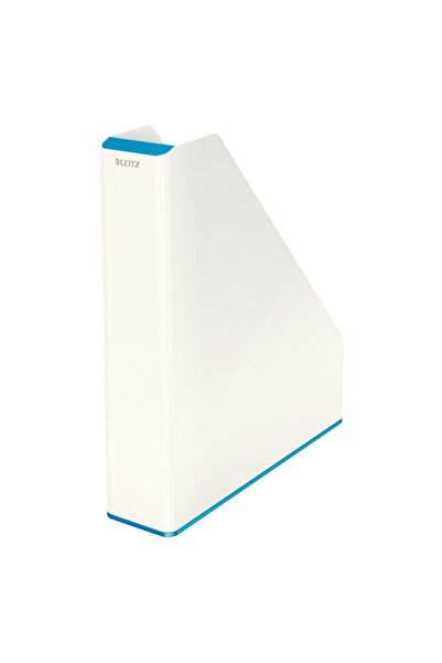 Leitz Suport documente din plastic, albastru metalizat/alb, Wow