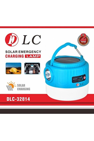 DLC Solar-powered emergency lamp model DLC-32814.