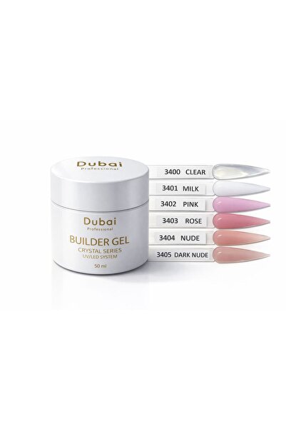 Fontenay Paris Dubai Profesyonel Builder Gel Crystal Series 50ml 3404 Nude