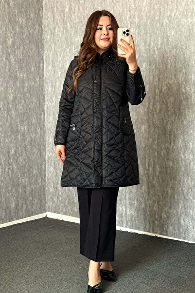 ModaPlaza Women's Quilted Long Coat 5579