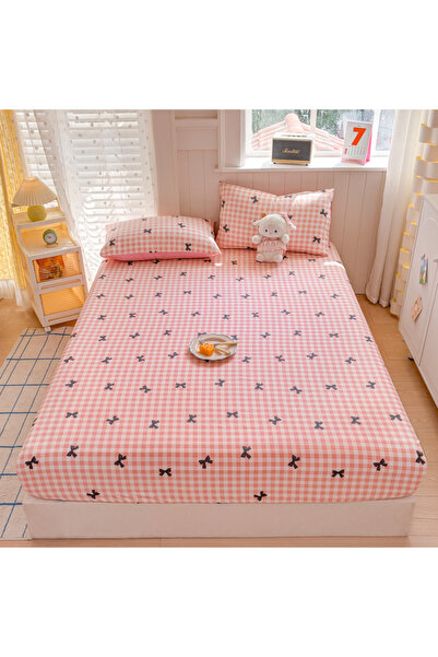 FIONNA.RO 100% Cotton Ranforce Duvet Cover With Elastic And Pillowcases 160x2...