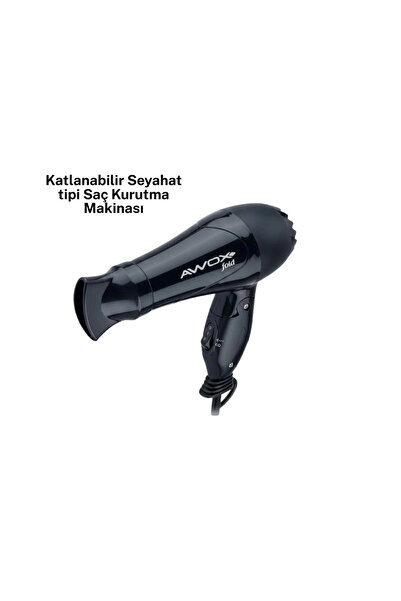 Epilons Awox Mini Blow Dryer Black Zenvi̇a-4567