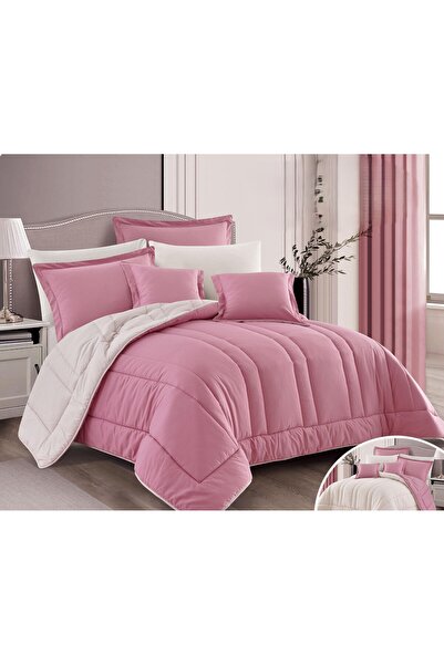 Red Rose Double bed sheet set with a plain hotel design to give you hotel-sty...