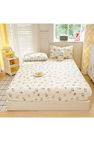 FIONNA.RO 100% Cotton Ranforce Duvet Cover With Elastic And Pillowcases 160x2...