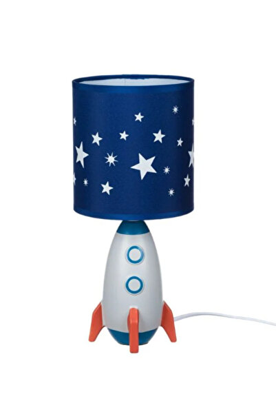 OEM Lampă de noapte 3D cu formă de rachetă și abajur albastru pentru copii