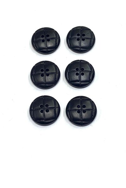 karantuhafiye زر معطف ترنش إيطالي الصنع / D مظهر جلدي / أسود / طقم من 6 قطع /...