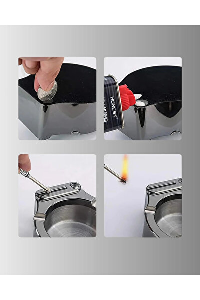 esplendor Lighter Function on Metal Ashtray