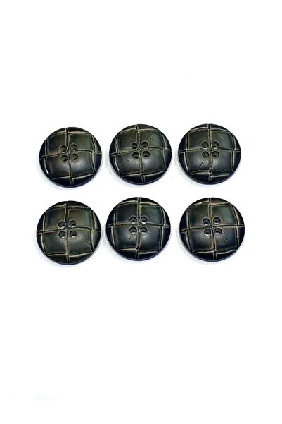 karantuhafiye Coat Jacket Button Italian Button / D Leather-Look / Khaki / Se...