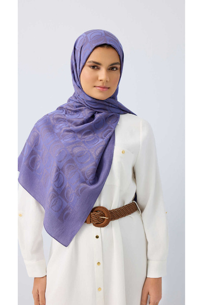 Imannoor DAMA DESEN NAİA ŞAL İNDİGO