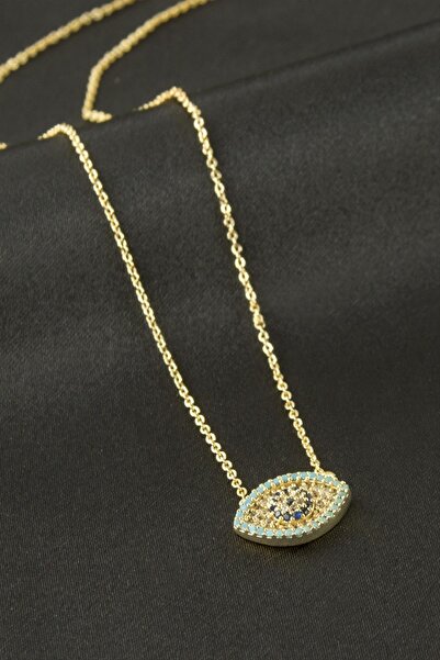 nolva قلادة من حجر الزركون العين