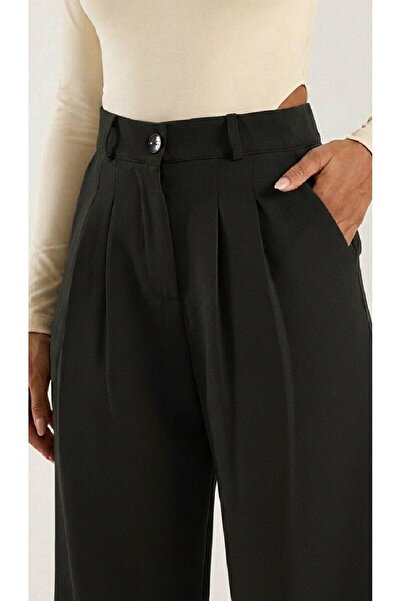 BTN BURUTEKİN 99 Palazzo Fabric Pants Model3