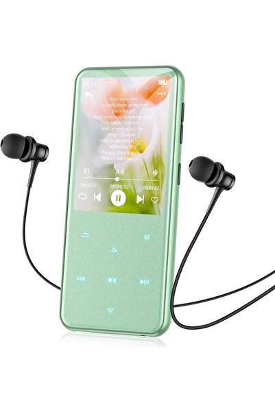 AGPTEK 64 GB MP3 Çalar, Bluetooth 5.3, HiFi Ses, FM Radyo, 2,4 inç Ekran