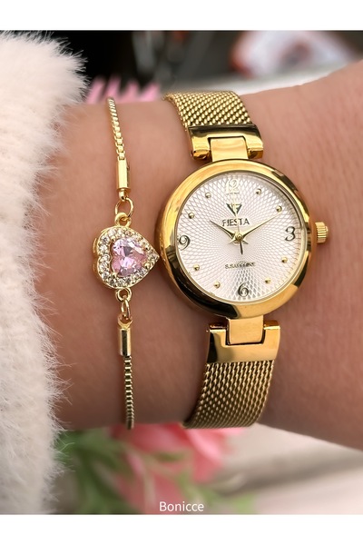 Fiesta In Stylish Package,Valentine's Day Wedding Engagement, Steel Mesh Band...