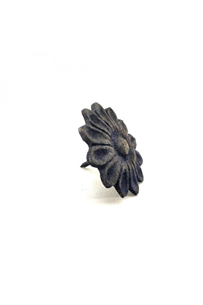 Generic Brand Antique Style Decorative Brass Daisy Kabara - 42 Mm, Oxide