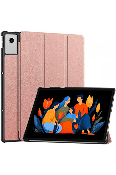 Techsuit Case for Lenovo Idea Tab Plus, Techsuit, FoldPro, Rose Gold