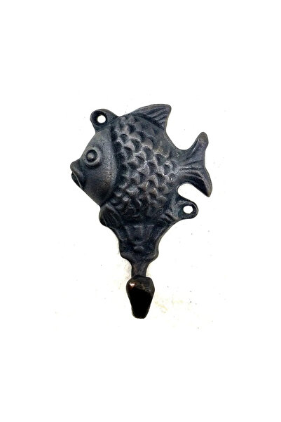 Practials Διακοσμητική κρεμάστρα από ορείχαλκο σε στυλ αντίκα με φιγούρα ψαρι...