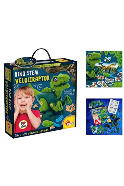 Lisciani Mobile Velociraptor dinosaur construction set Giochi, puzzles and st...