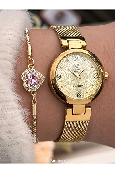 Fiesta In Stylish Package,Valentine's Day Wedding Engagement, Steel Mesh Band...