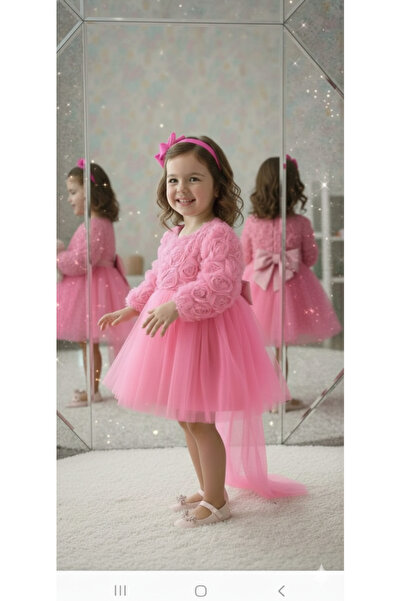 Mirace Styl Rochie 3D trandafir pentru copii, pentru nunți, zile de naștere, ...