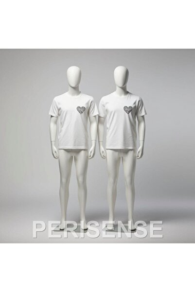 PERISENSE Sevgili Kombini Couple Fallback Special Design 2-Piece T-Shirt Set ...
