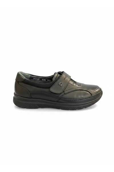 Forelli Iris-G 29445 Black Leather Comfort Women's Shoes