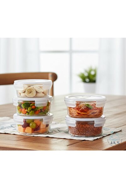 Generic Glass Food Storage Containers with Lids,pack of 3,with airtight lid,8...