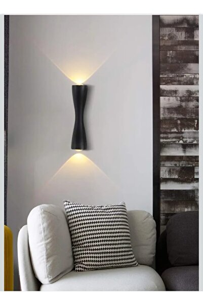 Hummer Wall light, gate design, black color, yellow light output, 10W power