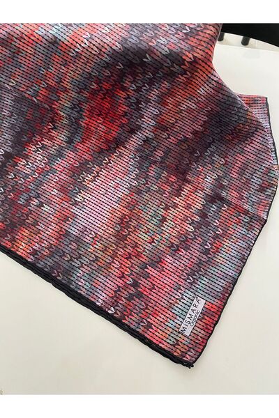 mismara Örük Pattern Organic Scarf