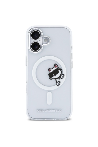 Karl Lagerfeld Carcasă IML Peekaboo MagSafe pentru iPhone 17 - Design transpa...