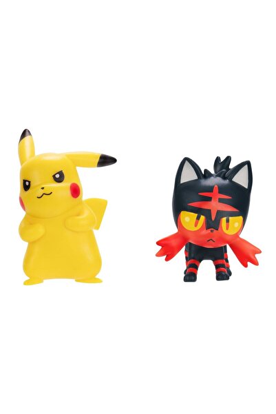 Pokemon Battle 2'li Figür Seti PKW4073 - Pikacu ve Litten