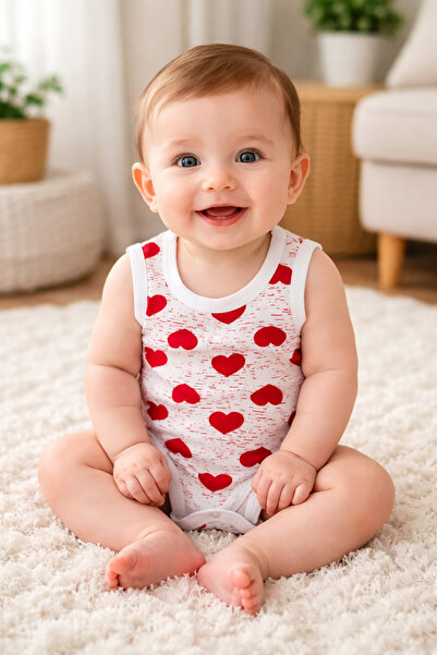 Atlas Baby House بدلة أطفال حديثي الولادة مصنوعة من القطن بنسبة 100%، بأكمام ...