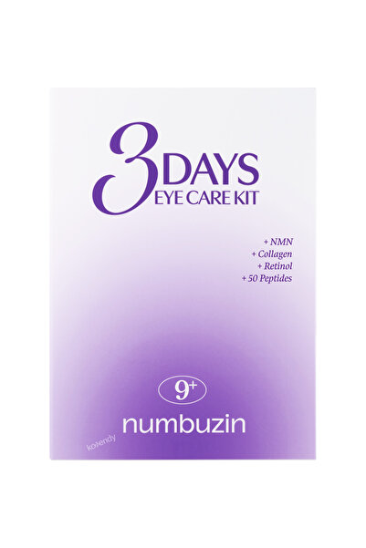 Numbuzin No.9 3Days Eye Care Kit - NAD+ Retinollü Göz Bakım Kiti