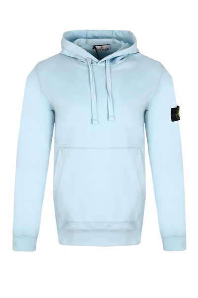 STONE ISLAND Kancalı cepli, normal kesimli kapüşonlu sweatshirt.
