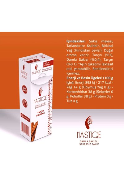 Mastiqe Tarçın Aromalı Sakız 20g