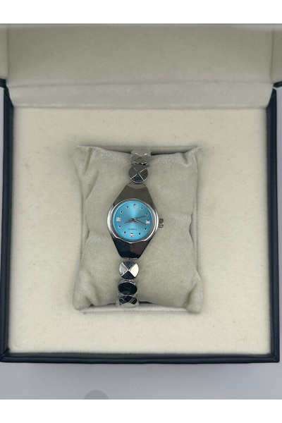 QUARTZ Round Case Minimal Vintage Retro Women's Wristwatch in Gift Box