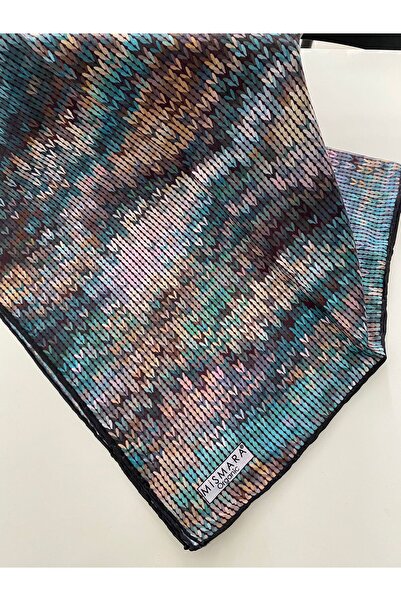 mismara Örük Pattern Organic Scarf